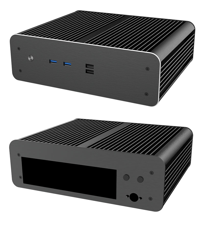 Akasa Euler CMX Mini-ITX Encloure (up to 35W TDP) <b>[A-ITX61-S1B]</b>