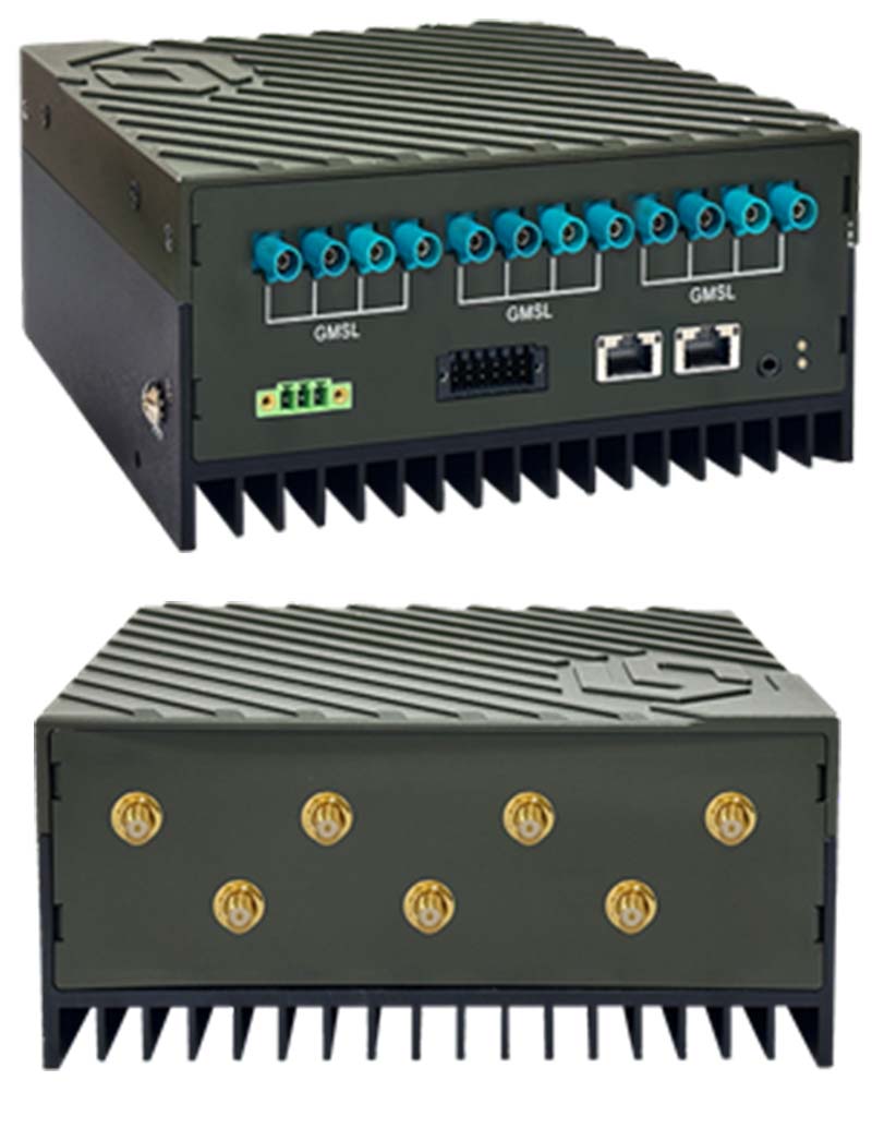 EverFocus EAR-100T (NVIDIA Jetson Thor T5000, 12x GMSL2, 2x 5GbE LAN, 2x CAN-FD, 19-36VDC)