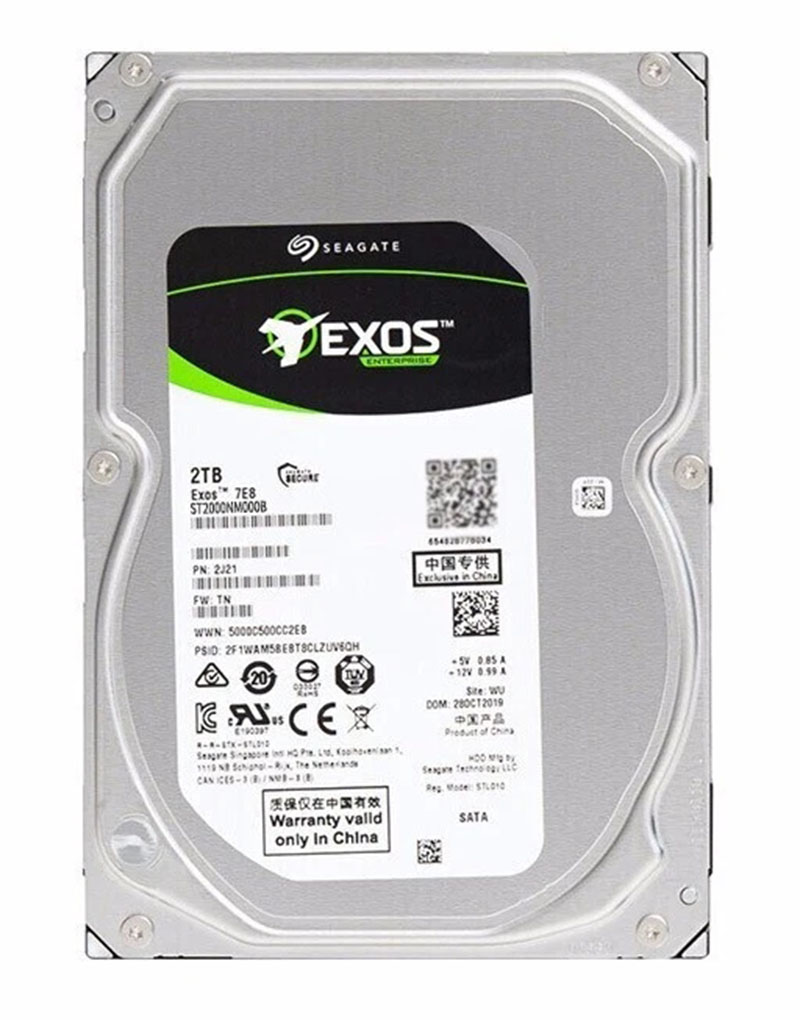 Seagate Exos E 7E10 3.5" SATA 2TB, 24/7, 512n <b>(ST2000NM000B)</b>